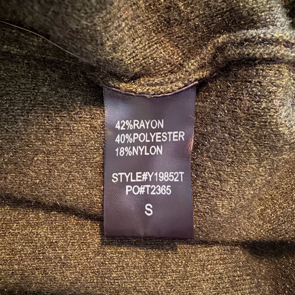 Pomander Place NWT Moss Green Vivianne Dress Olive Size S - Picture 8 of 8